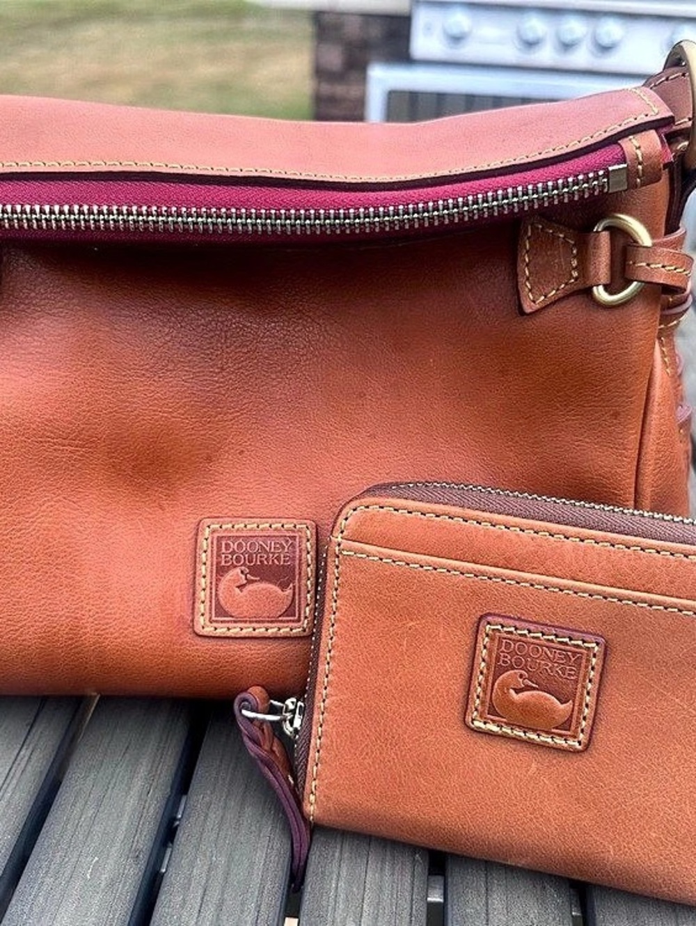 Dooney & Bourke Florentine Small Tassel Shoulder Bag w/Wallet